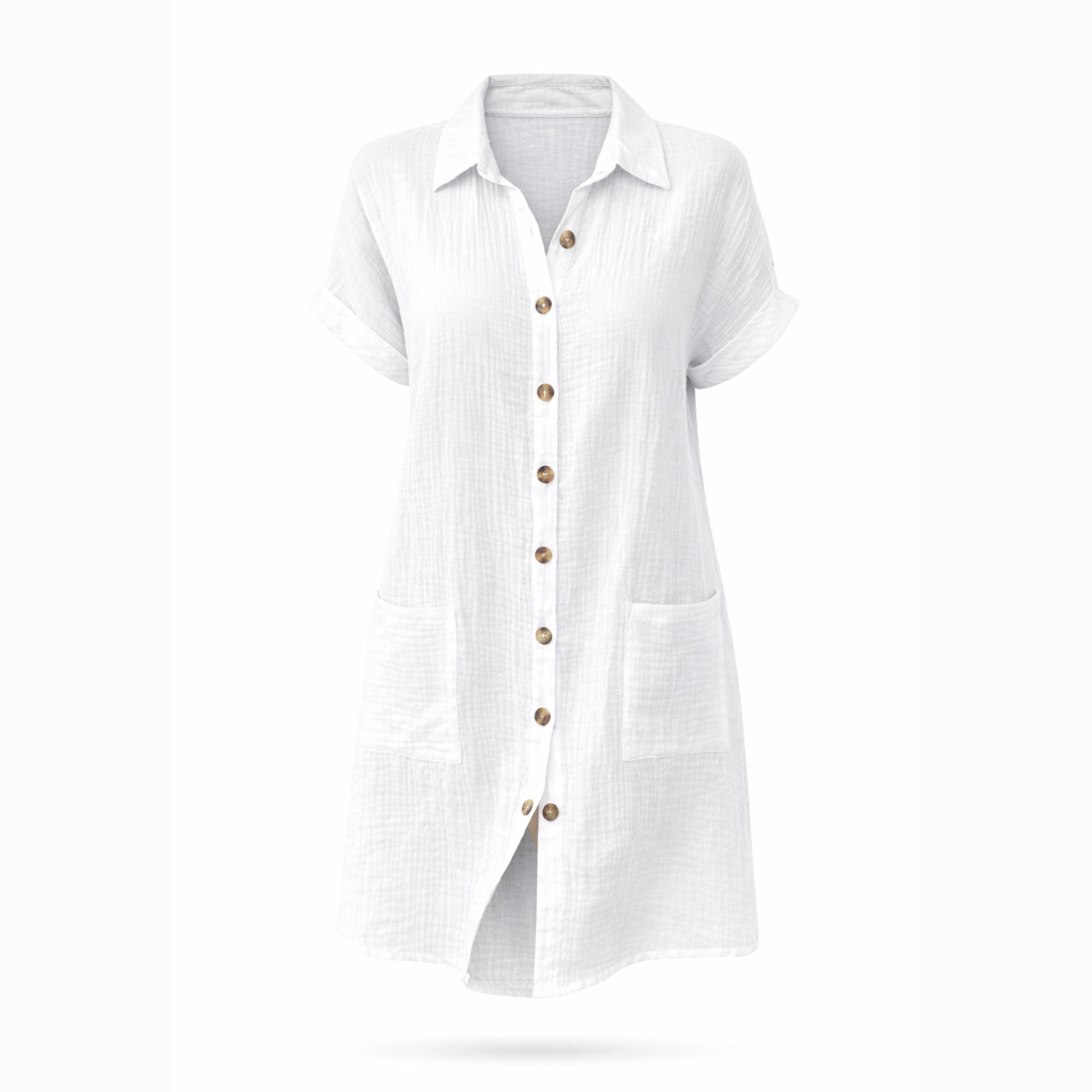 Alveraine | Women’s Single-Breasted Mid-Length Dress – Casual Elegant Style