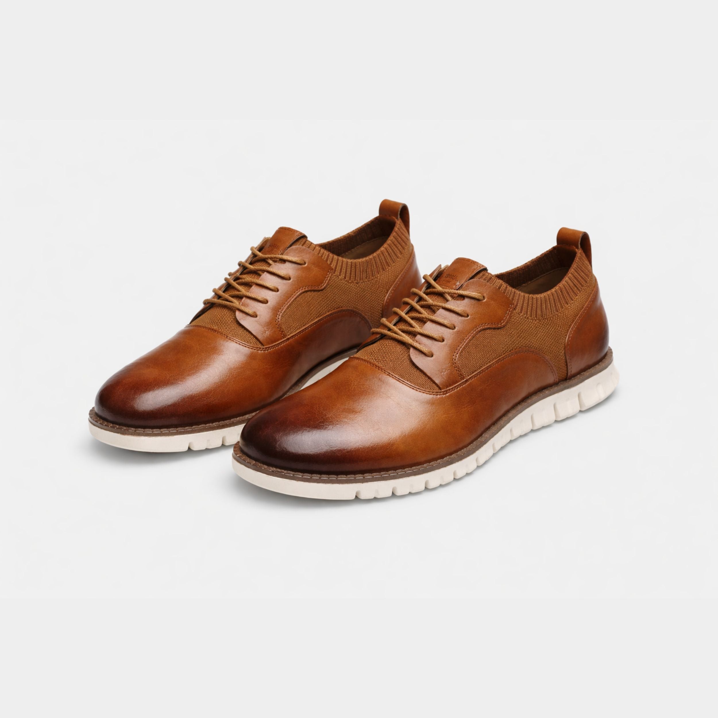 Alveraine | Baskets décontractées en cuir et mesh pour homme – Style moderne respirant