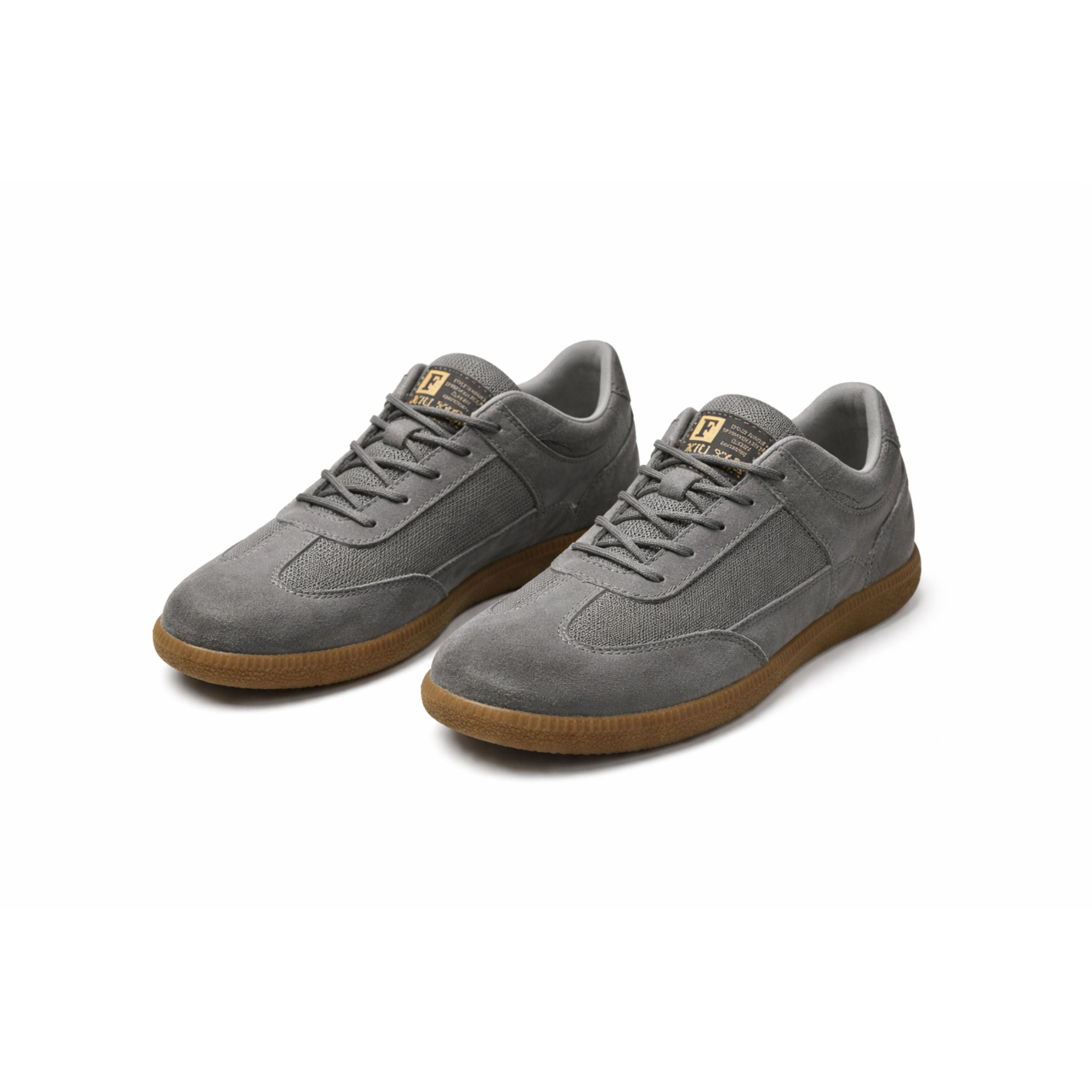 Alveraine | Men’s Suede & Mesh Casual Sneakers – Modern Breathable Style