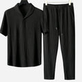 Alveraine | Men’s Cotton Polo & Pantalon Set – Old Money Summer Style
