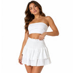Alveraine | Women's High-Waist Pleated Skirt - Slimming Elegant Style
