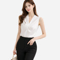 Alveraine | Women’s Satin V-Neck Camisole – Elegant Minimal Style
