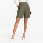 Alveraine | Women’s Cotton Linen Casual Shorts – Refined Summer Style