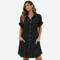 Alveraine | Women’s Single-Breasted Mid-Length Dress – Casual Elegant Style