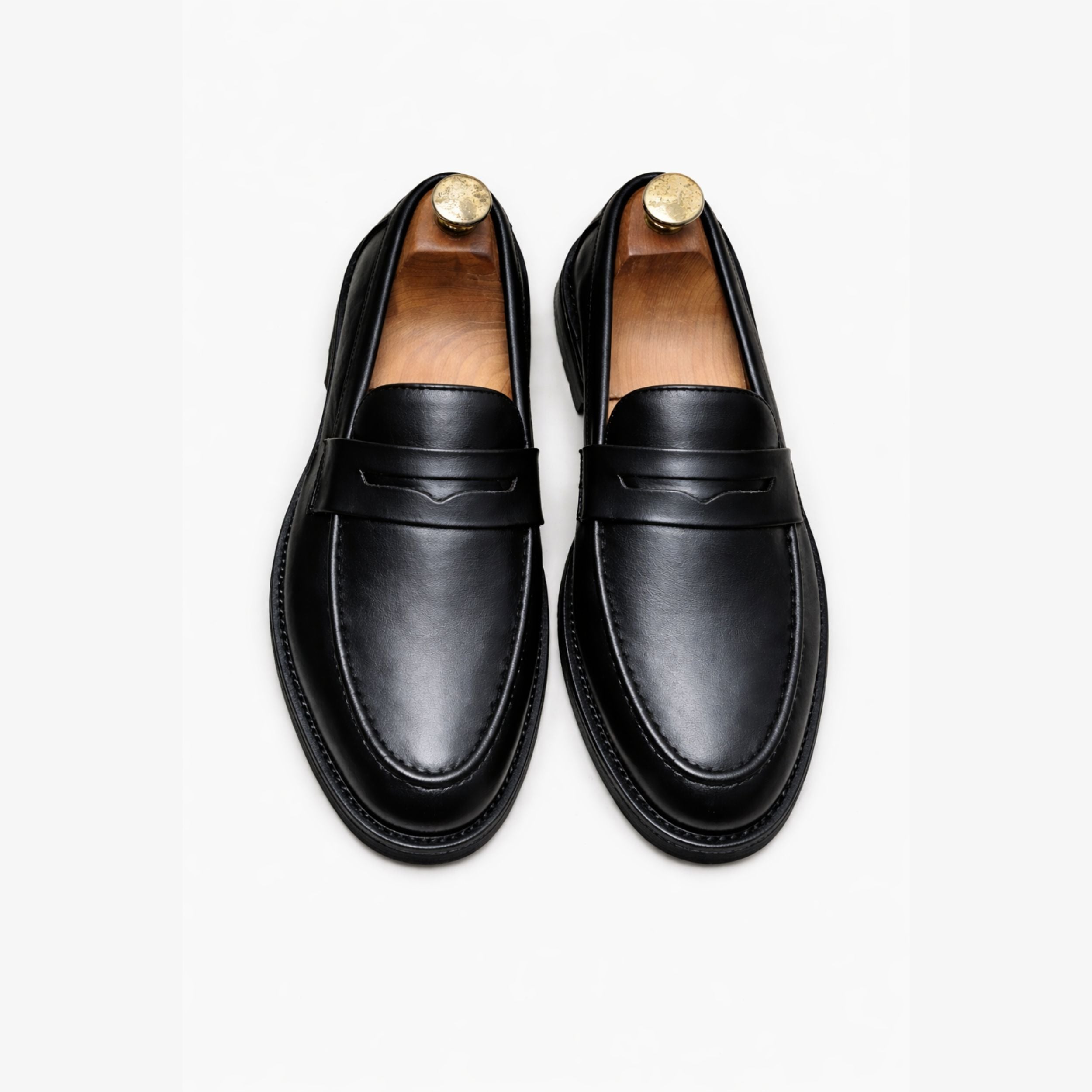 Alveraine | Men’s Retro British Slip-On Loafers – Classic Smart Style