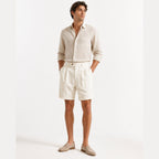 Alveraine | Men’s Lyocell Cotton Tailored Shorts – Old Money Summer Style