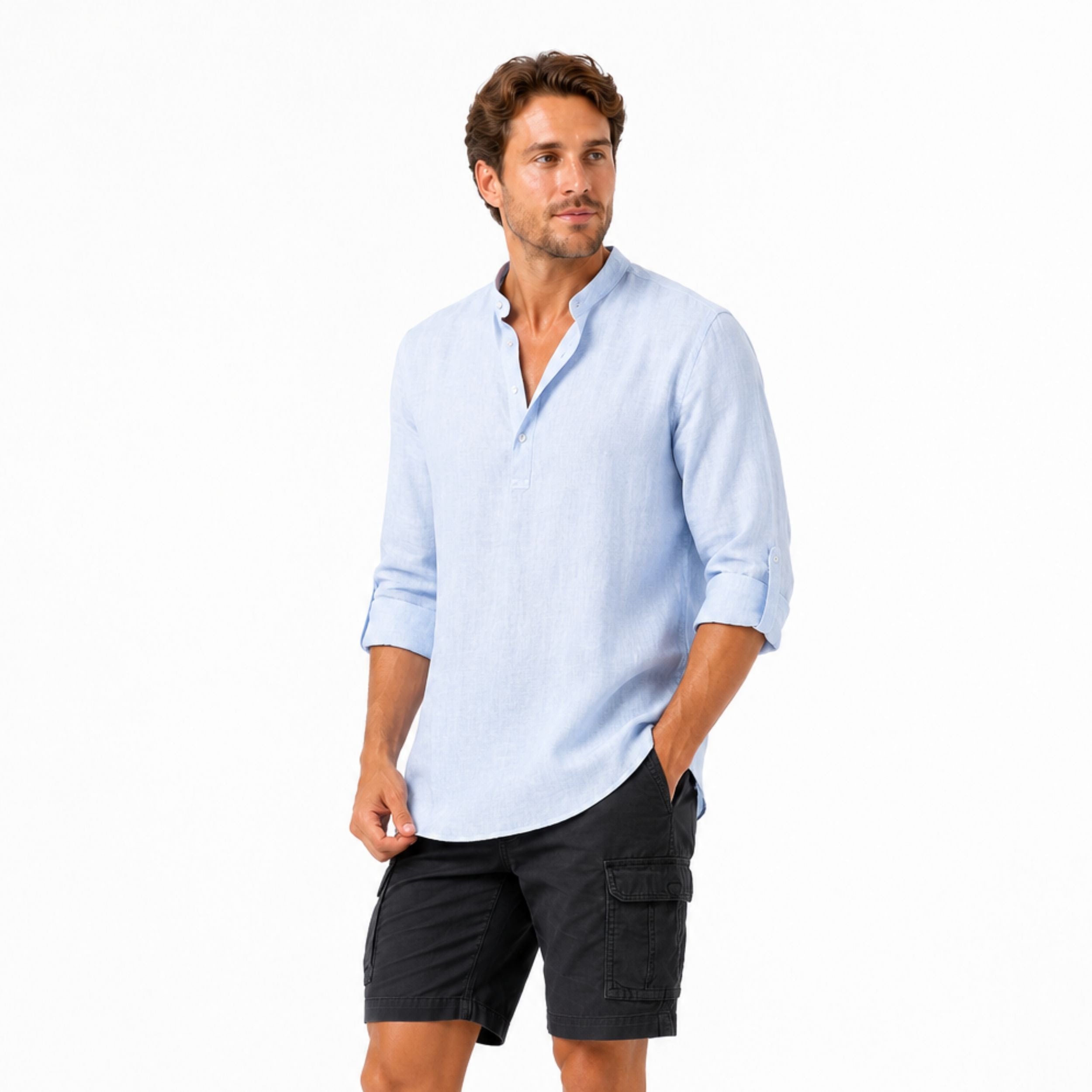Alveraine | Men’s Lightweight Summer Shirt – Modern Fit Style
