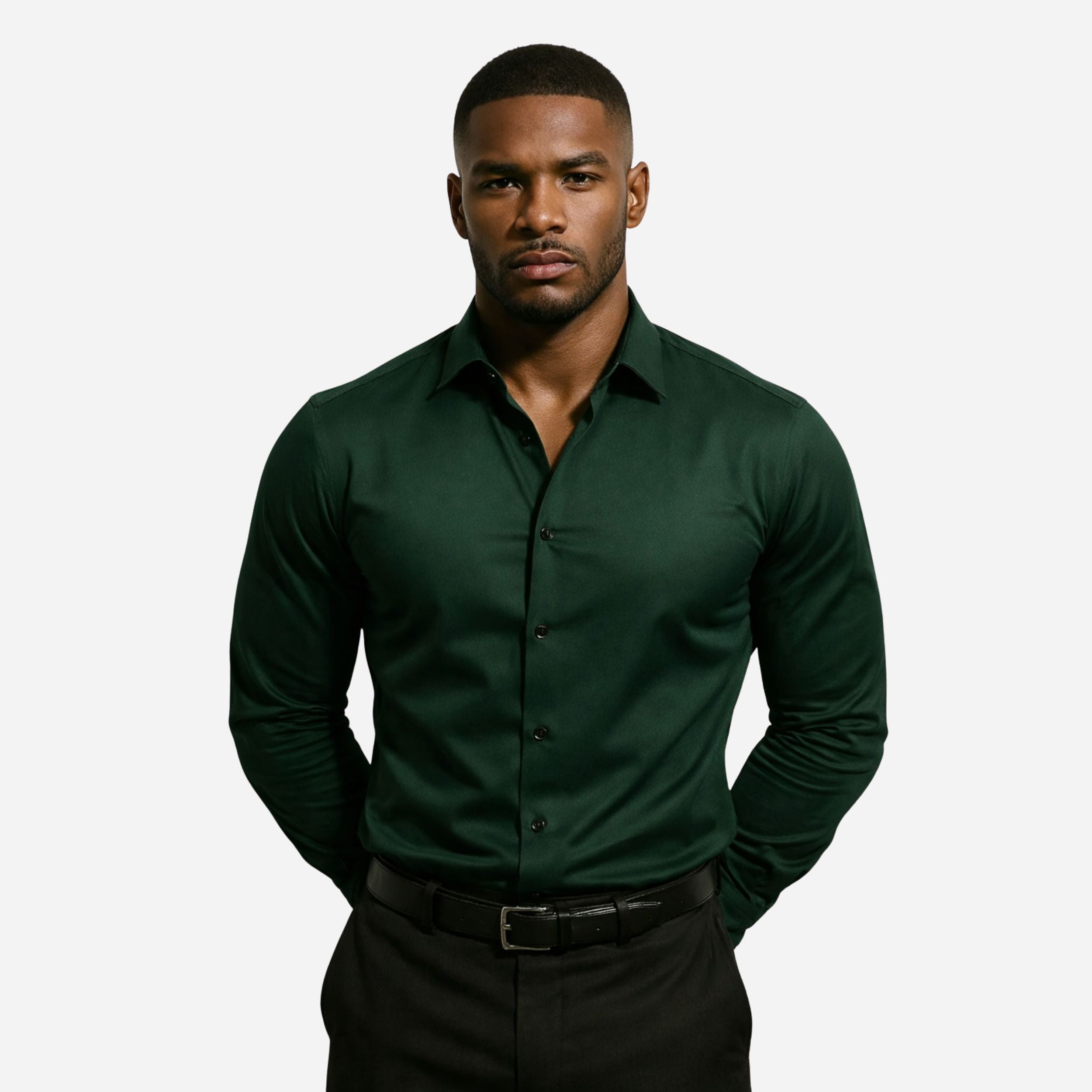 Alveraine | Men’s Tailored Modern Dress Shirt – Slim Fit