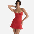 Alveraine | Women’s Satin Mini Dress – Elegant Evening Style
