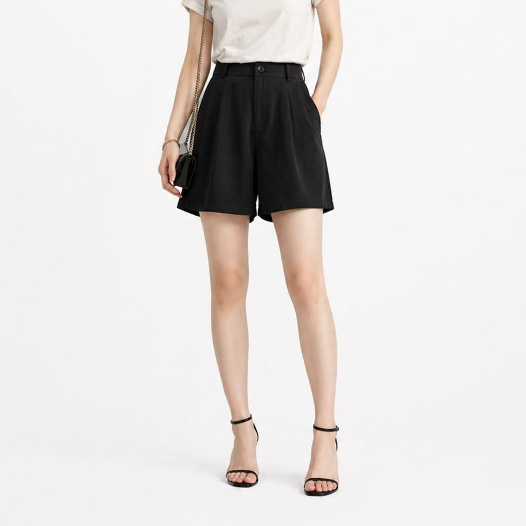 Alveraine | Women’s Short Casual Suit Trousers – Refined Everyday Style