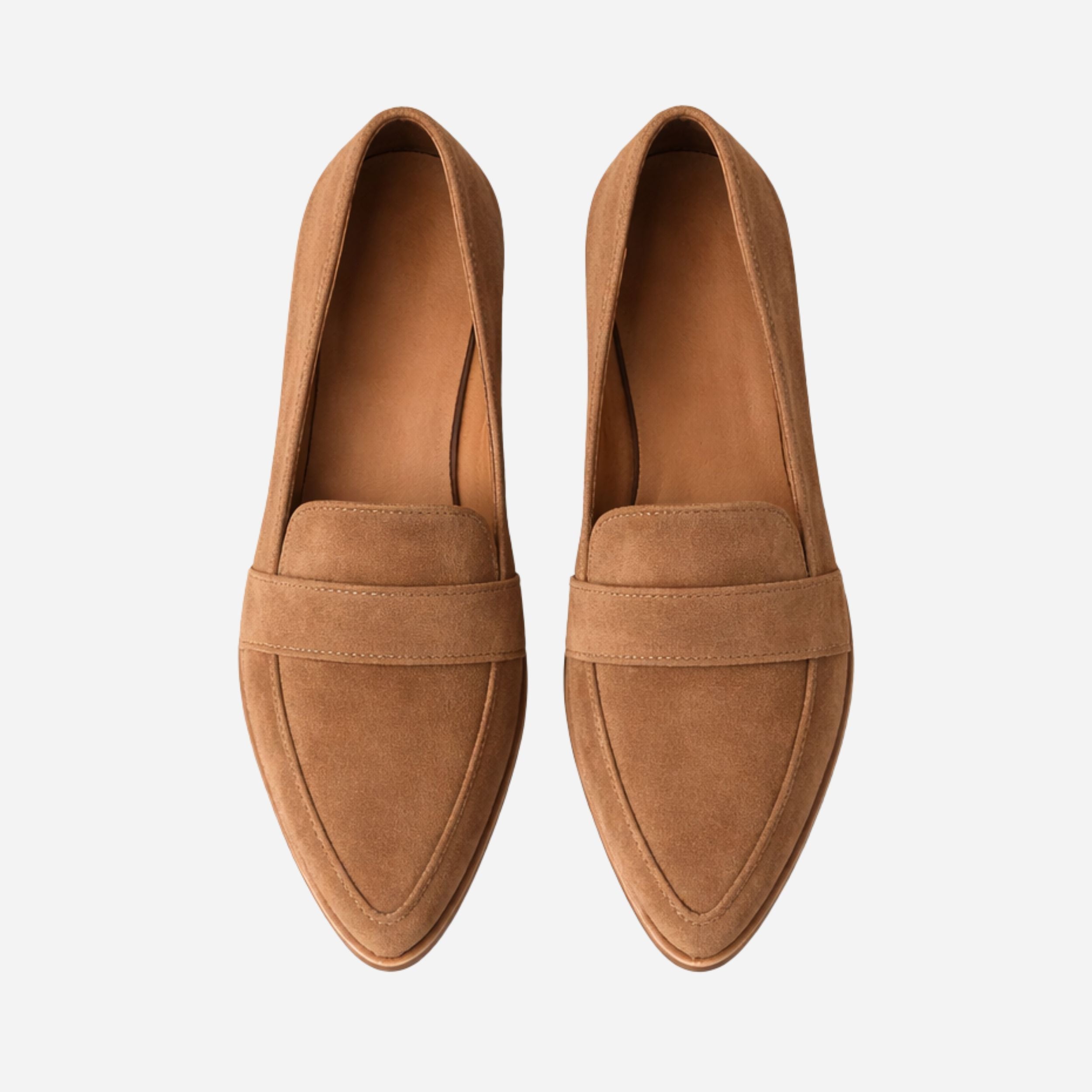 Alveraine | Women’s Soft Suede Loafers – Classic Slip-On Style