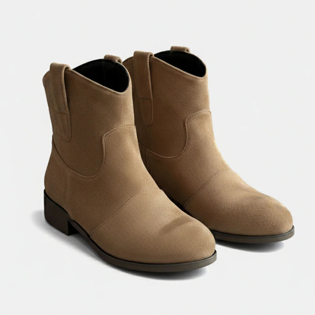 Alveraine | Women’s Western-Inspired Cowboy Ankle Boots