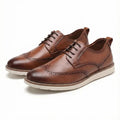 Alveraine | Men’s Structured Leather Slip-On Shoes – Classic Elegant Style