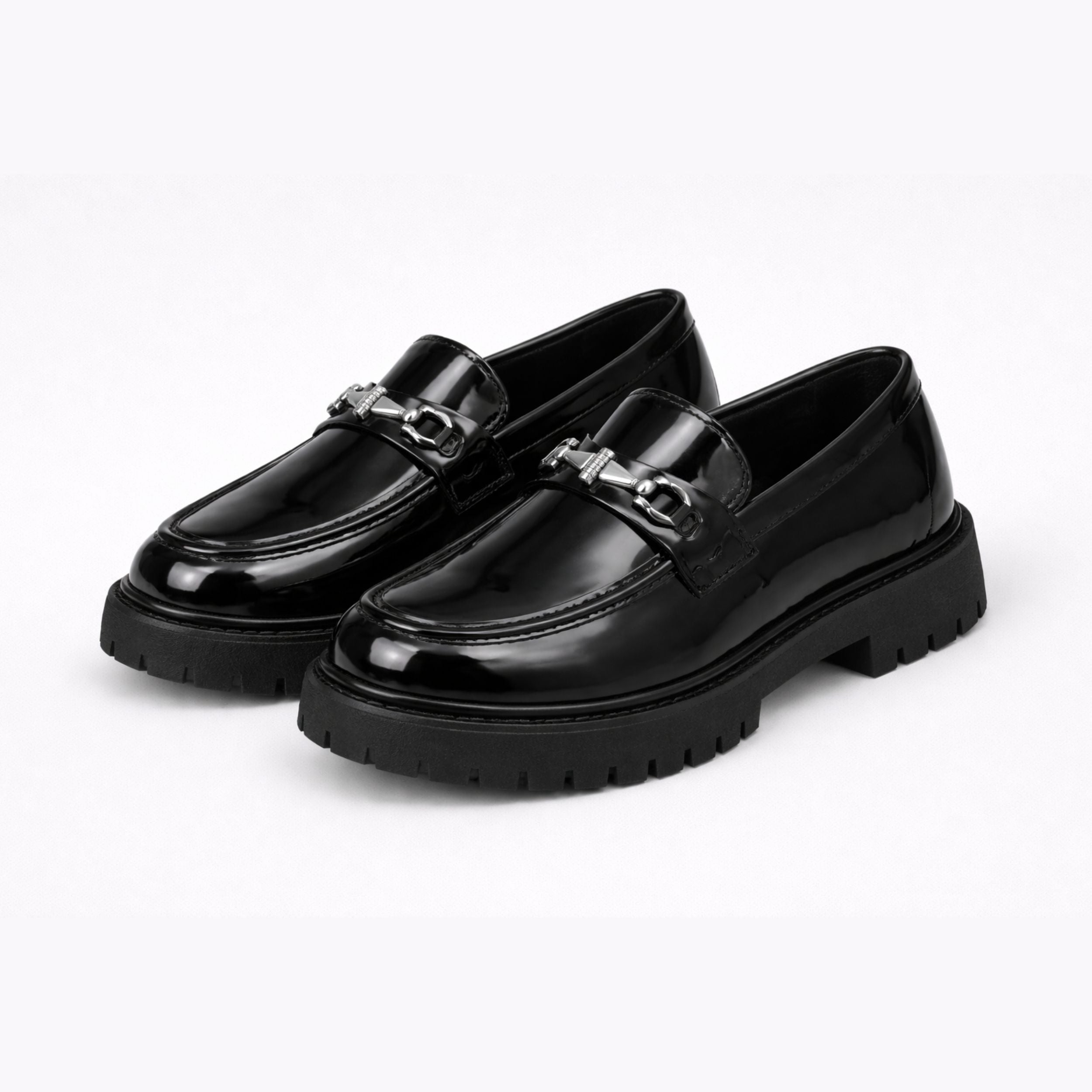 Alveraine | Mocassins business à semelle épaisse pour homme – Style british rehaussé