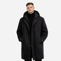 Alveraine | Men’s Winter Long Hooded Coat – Structured Cold-Season Outerwear