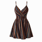 Alveraine | Women’s Striped Print Cami Dress – Vacation Beach Style