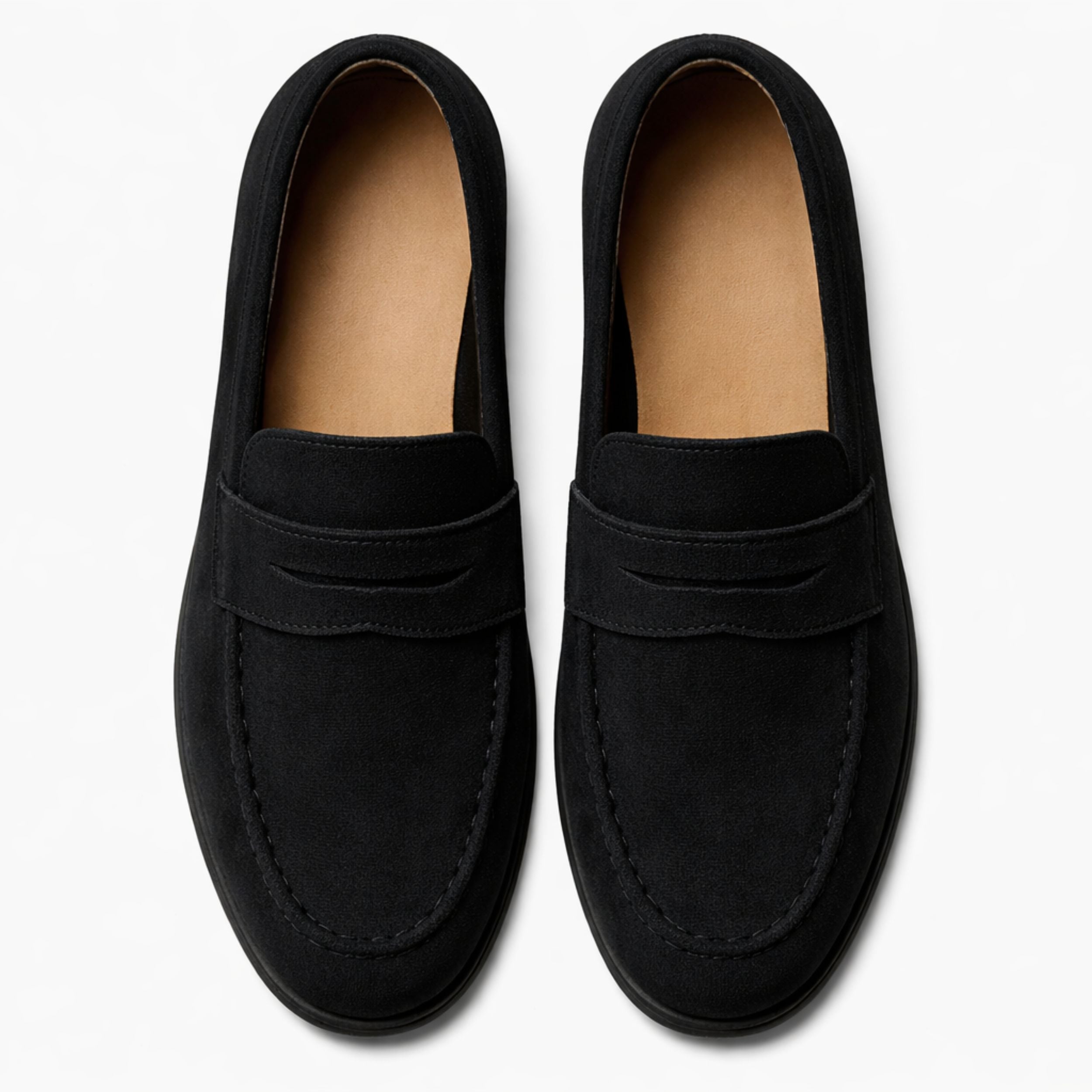 Alveraine | Men’s Square Toe Slip-On Loafers – Height Increasing Style