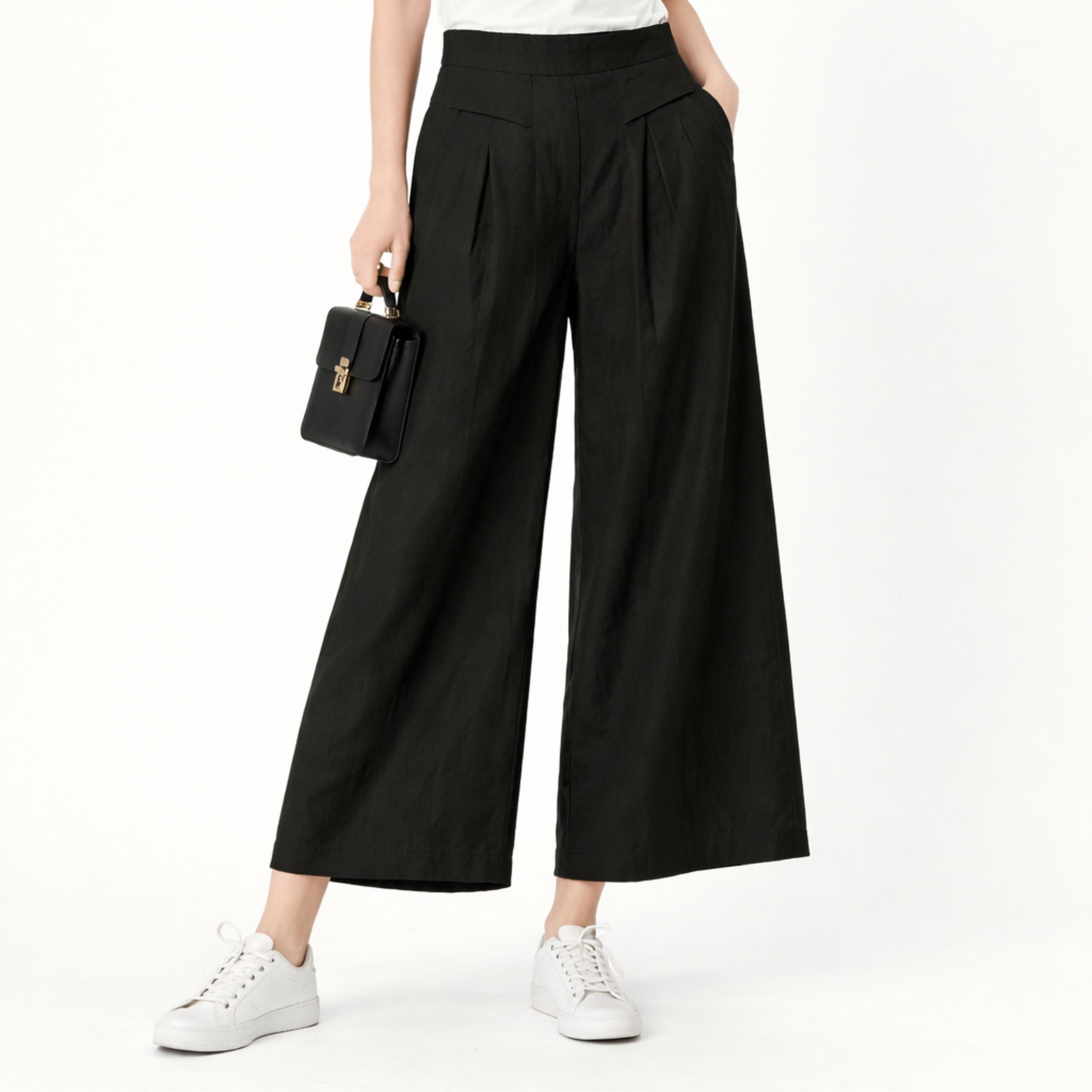 Alveraine | Women’s High-Waist Slim Fit Trousers – Elegant Tailored Style