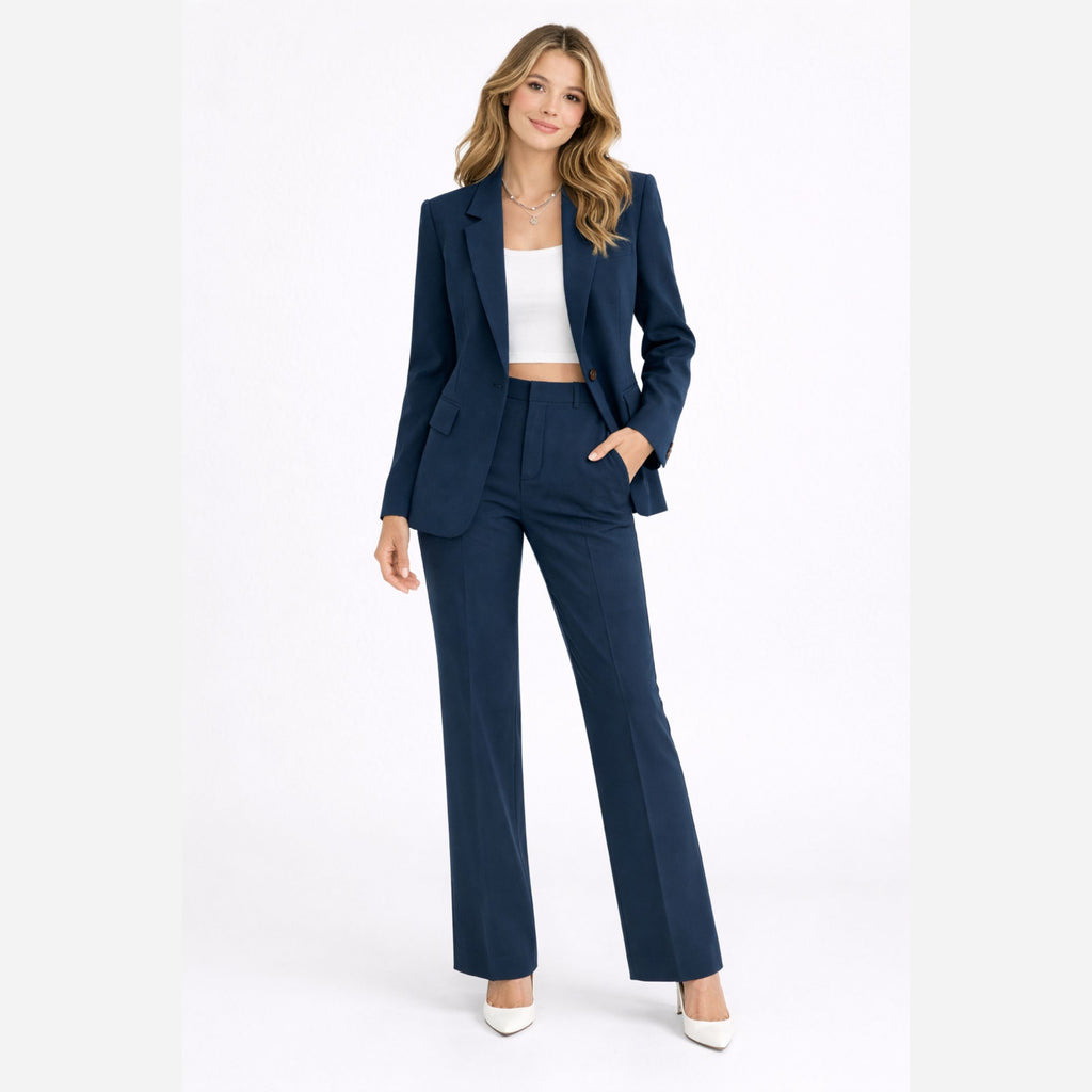 Alveraine | Women’s Chic Modern Suit Set – Tailored Blazer & Trousers