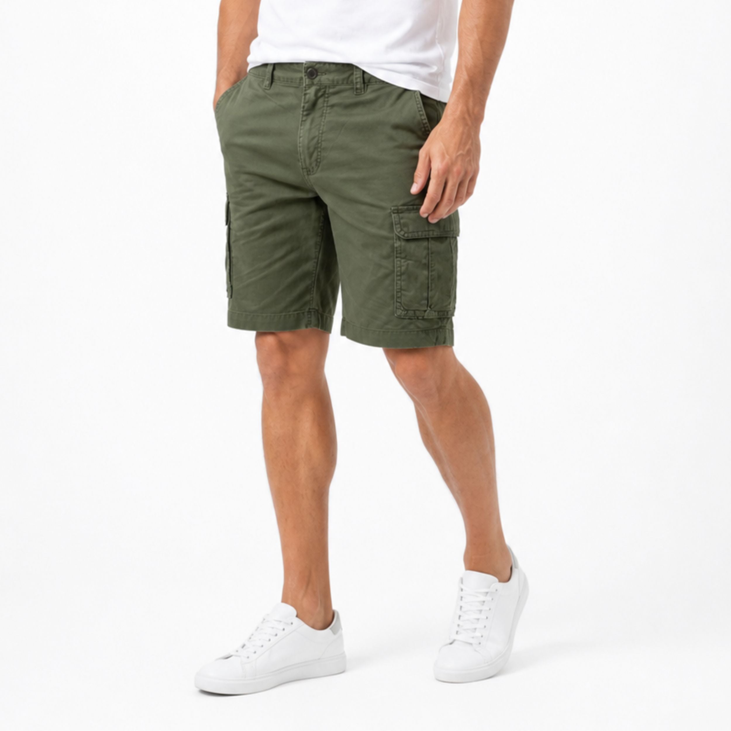 Alveraine | Men’s Retro Cargo Trousers – Relaxed Outdoor Style