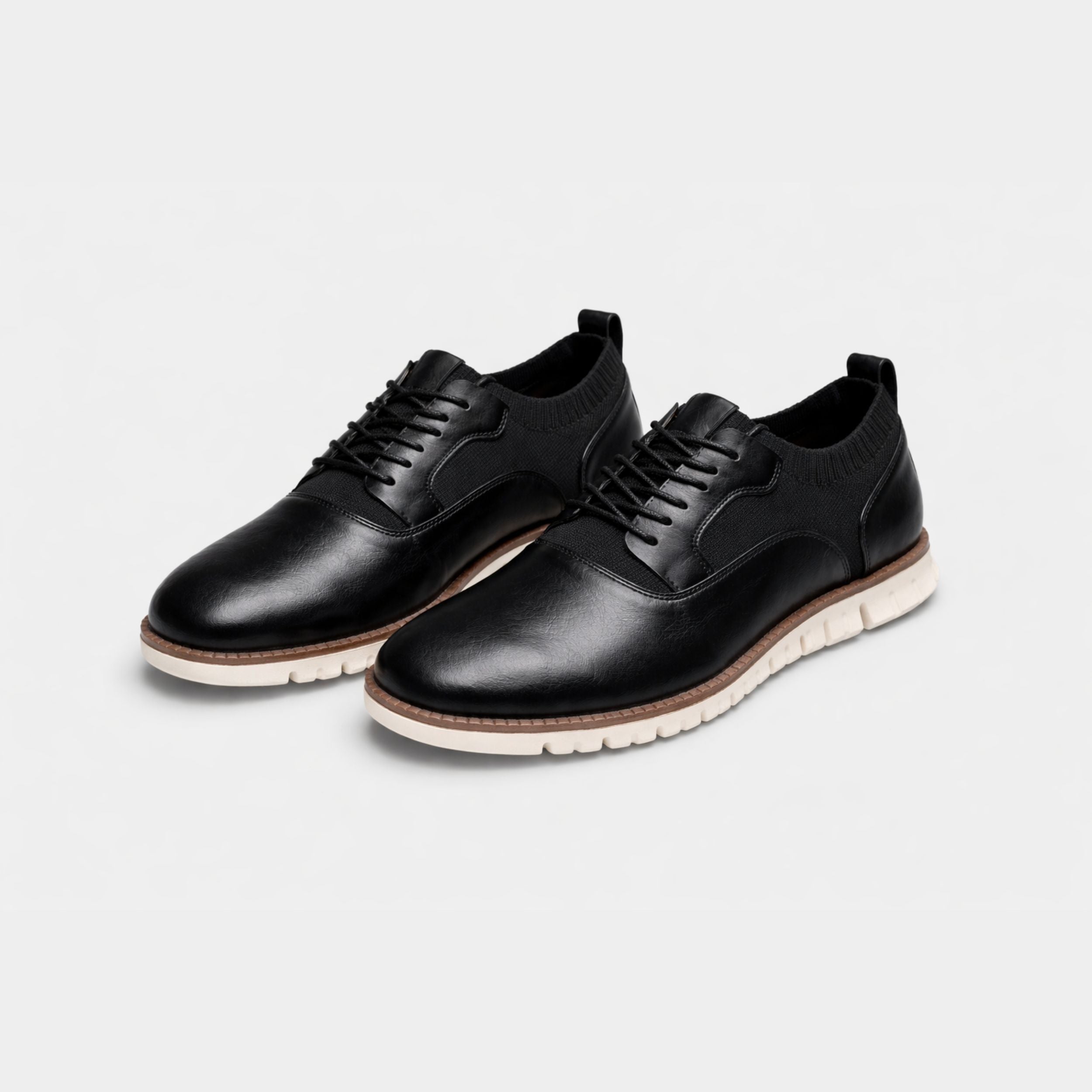 Alveraine | Baskets décontractées en cuir et mesh pour homme – Style moderne respirant
