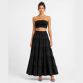 Alveraine | Women's High-Waisted Tiered Skirt - Elegant Summer Style