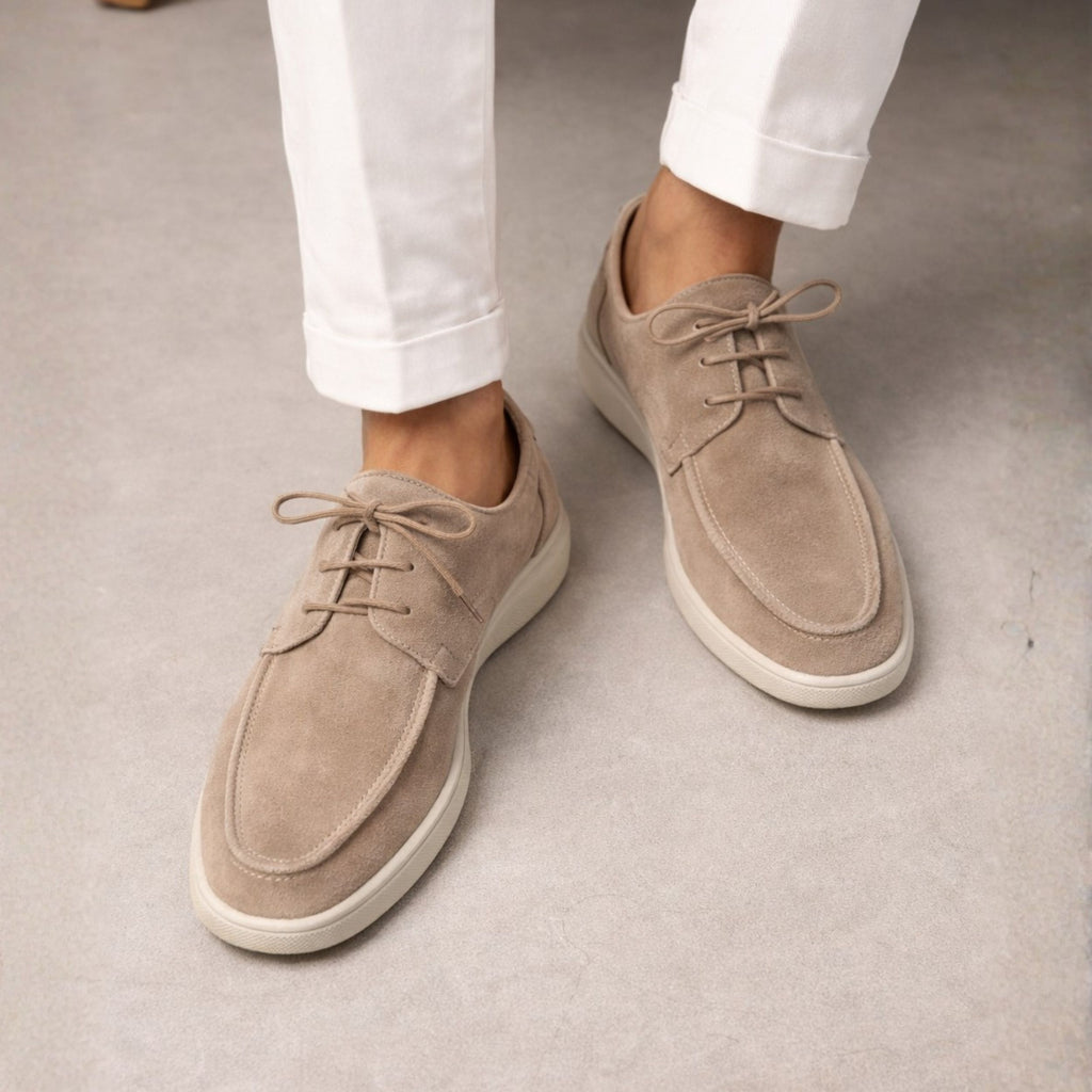 Alveraine | Men’s Suede Loafers – Classic Comfortable Style