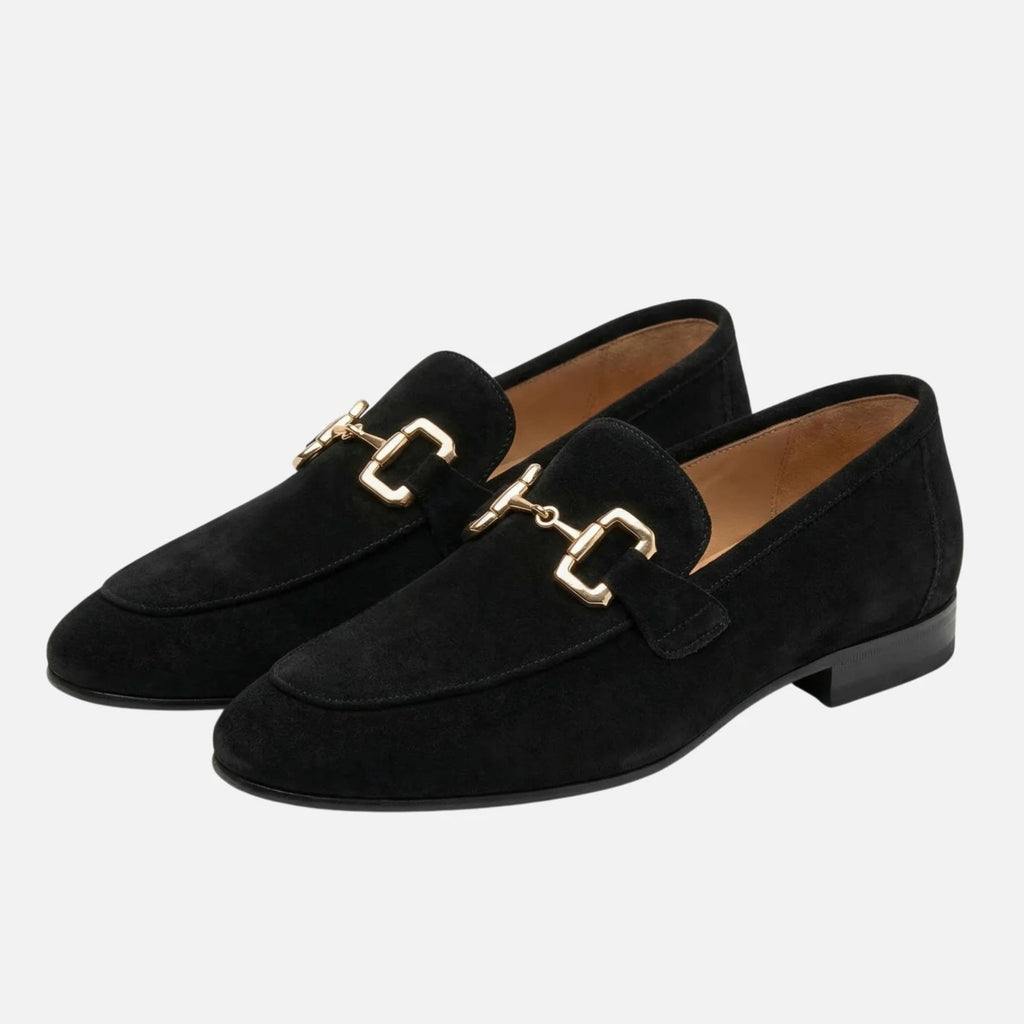 Alveraine | Men’s Suede Horsebit Loafers – Refined Slip-On Style