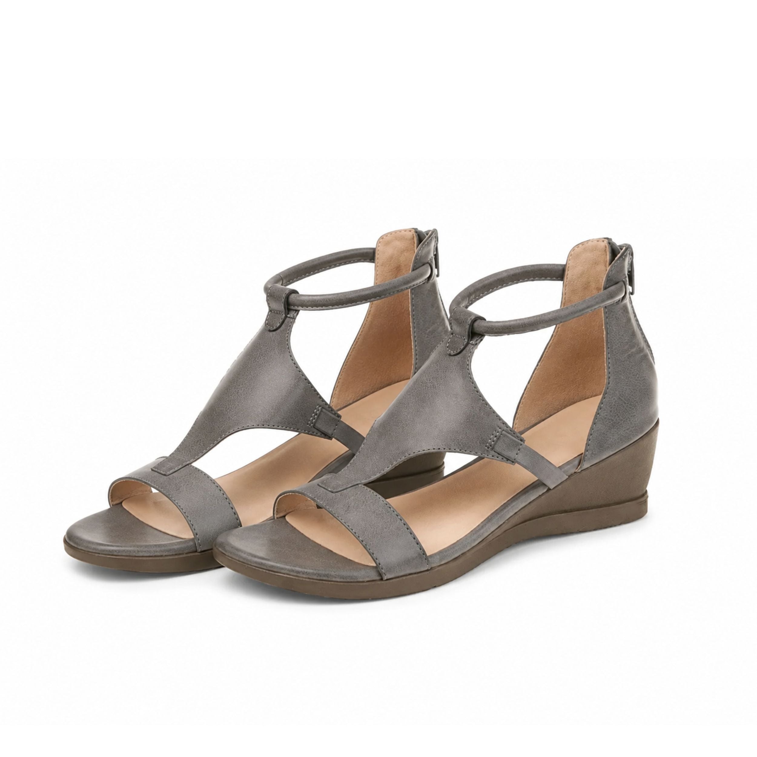 Alveraine | Women's Wedge Heel Roman Sandals - Elegant Summer Style