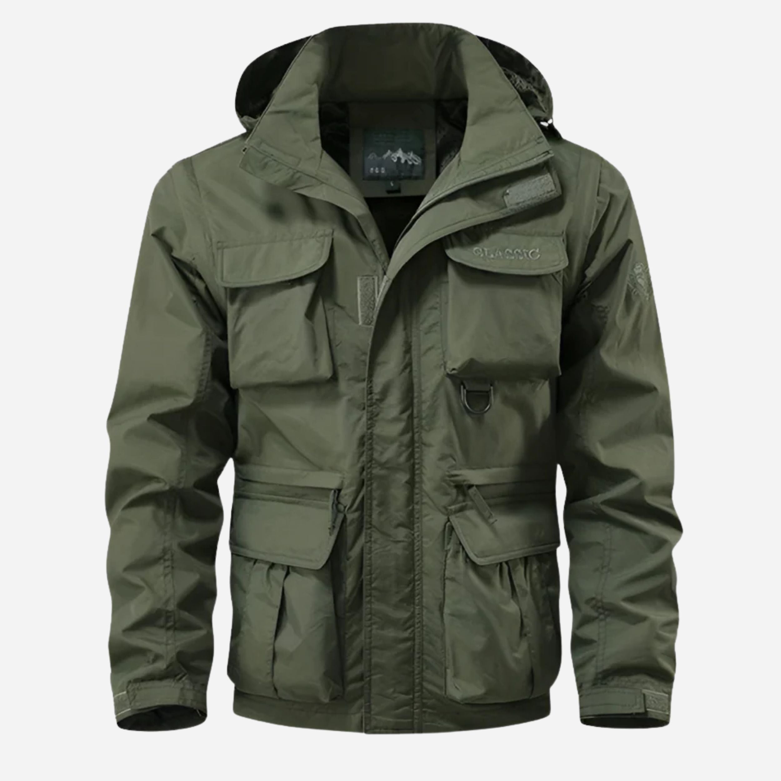 Alveraine | Men’s Winter Military Coat – Hooded Weather-Ready Outerwear