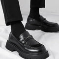 Alveraine | Men’s Chunky Sole Business Loafers – Elevated British Style