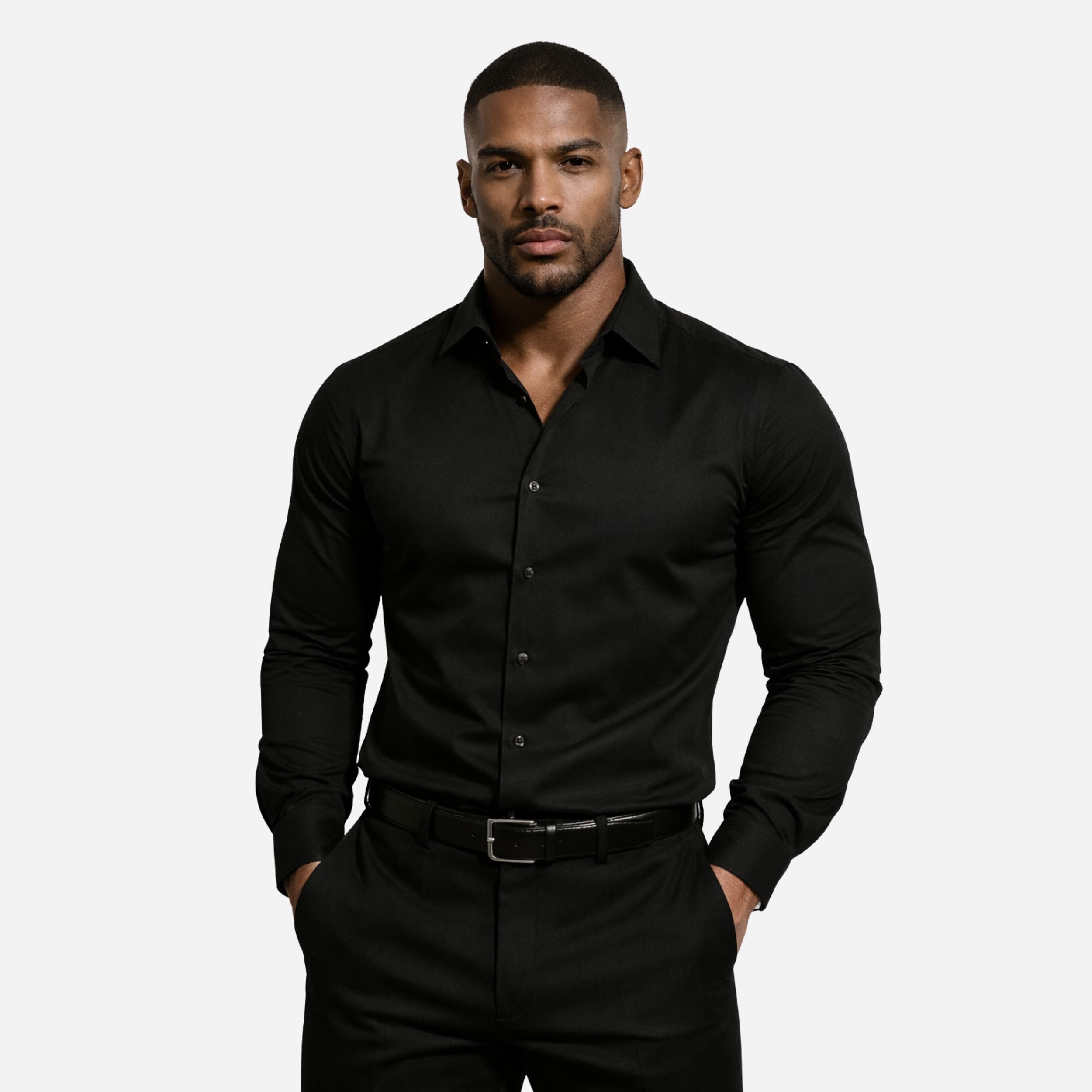 Alveraine | Men’s Tailored Modern Dress Shirt – Slim Fit