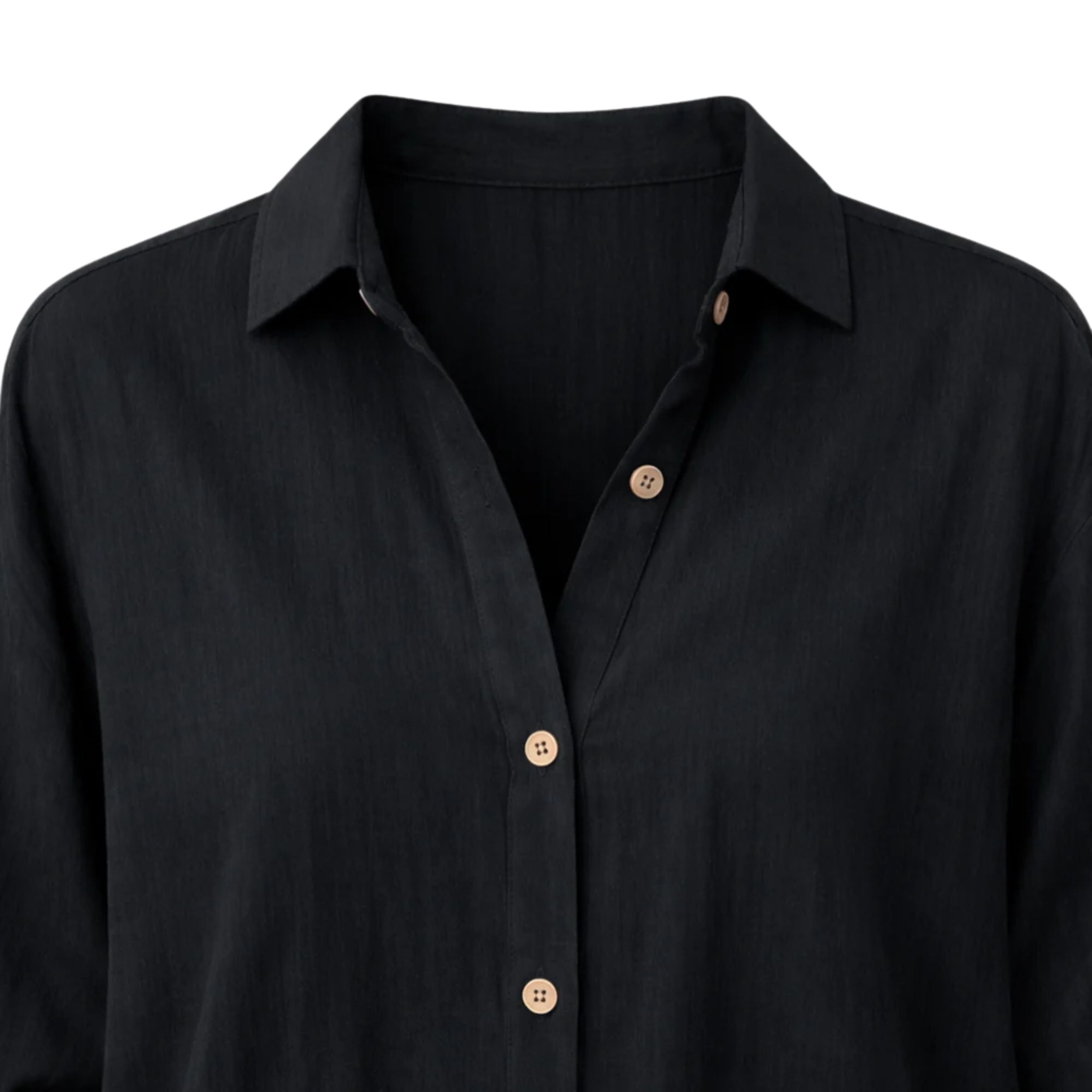 Alveraine | Women's Lightweight Summer Blouse - Rolled Sleeve Style