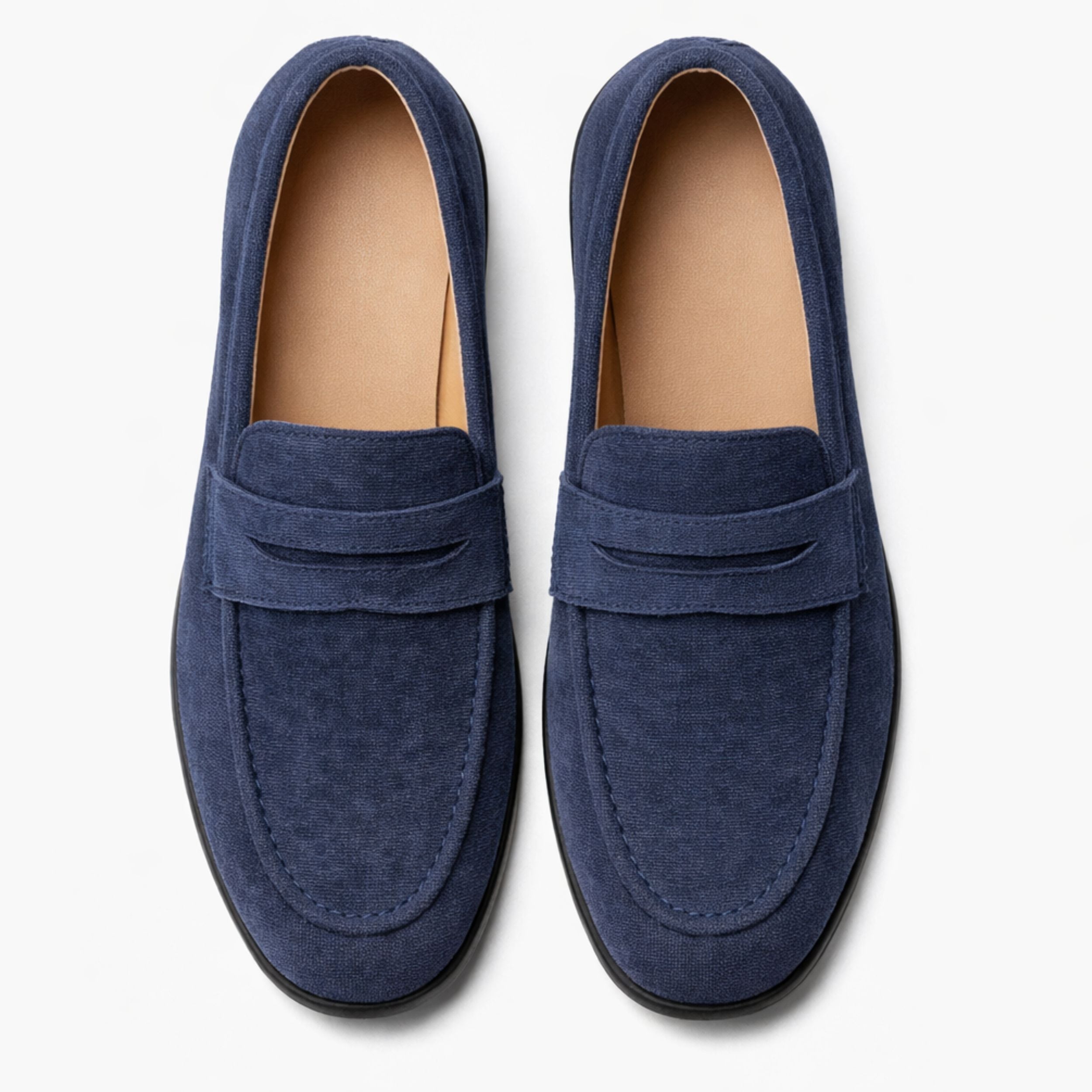 Alveraine | Men’s Square Toe Slip-On Loafers – Height Increasing Style