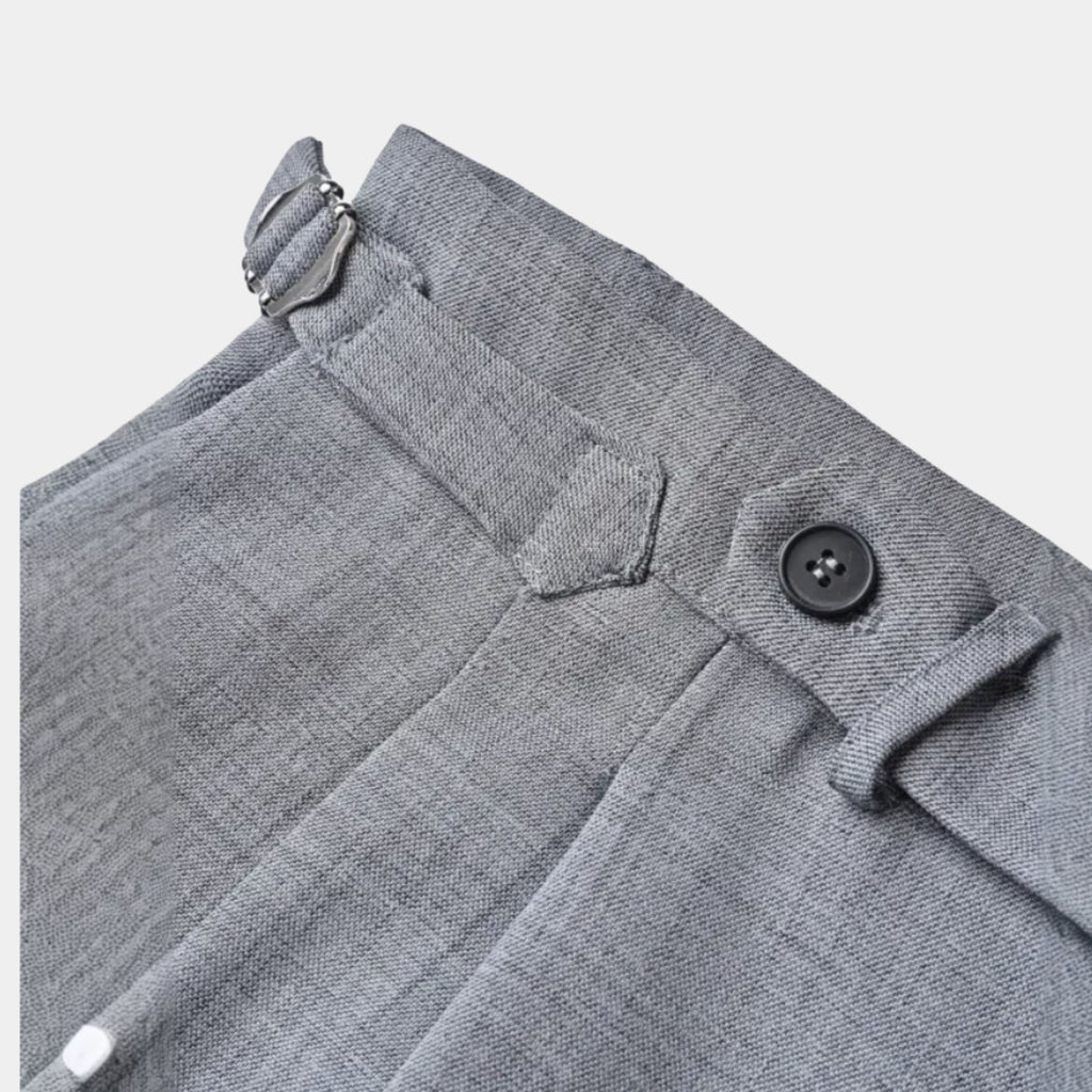 Alveraine | Men’s Straight-Leg Suit Trousers – Refined Tailored Style