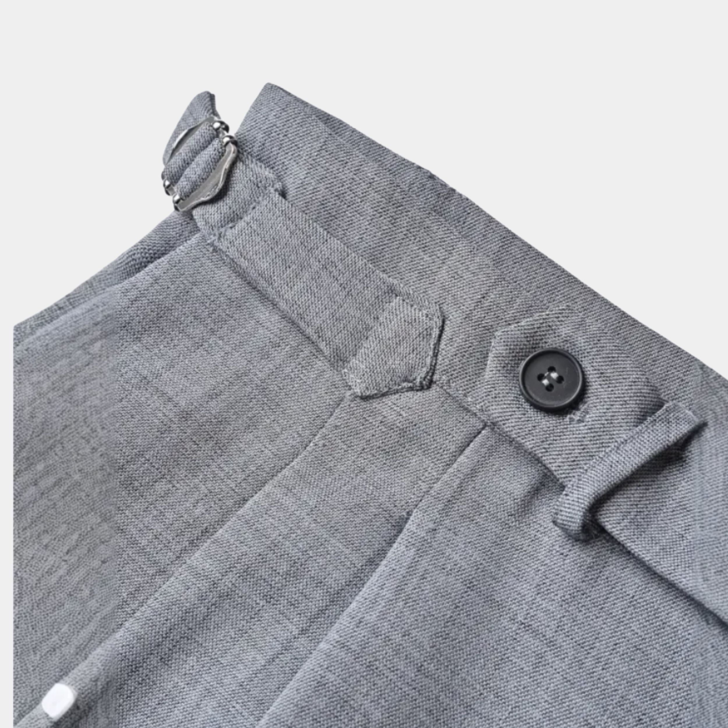 Alveraine | Men’s Straight-Leg Suit Trousers – Refined Tailored Style