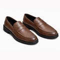 Alveraine | Men’s Retro British Slip-On Loafers – Classic Smart Style