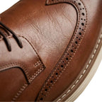 Alveraine | Men’s Structured Leather Slip-On Shoes – Classic Elegant Style