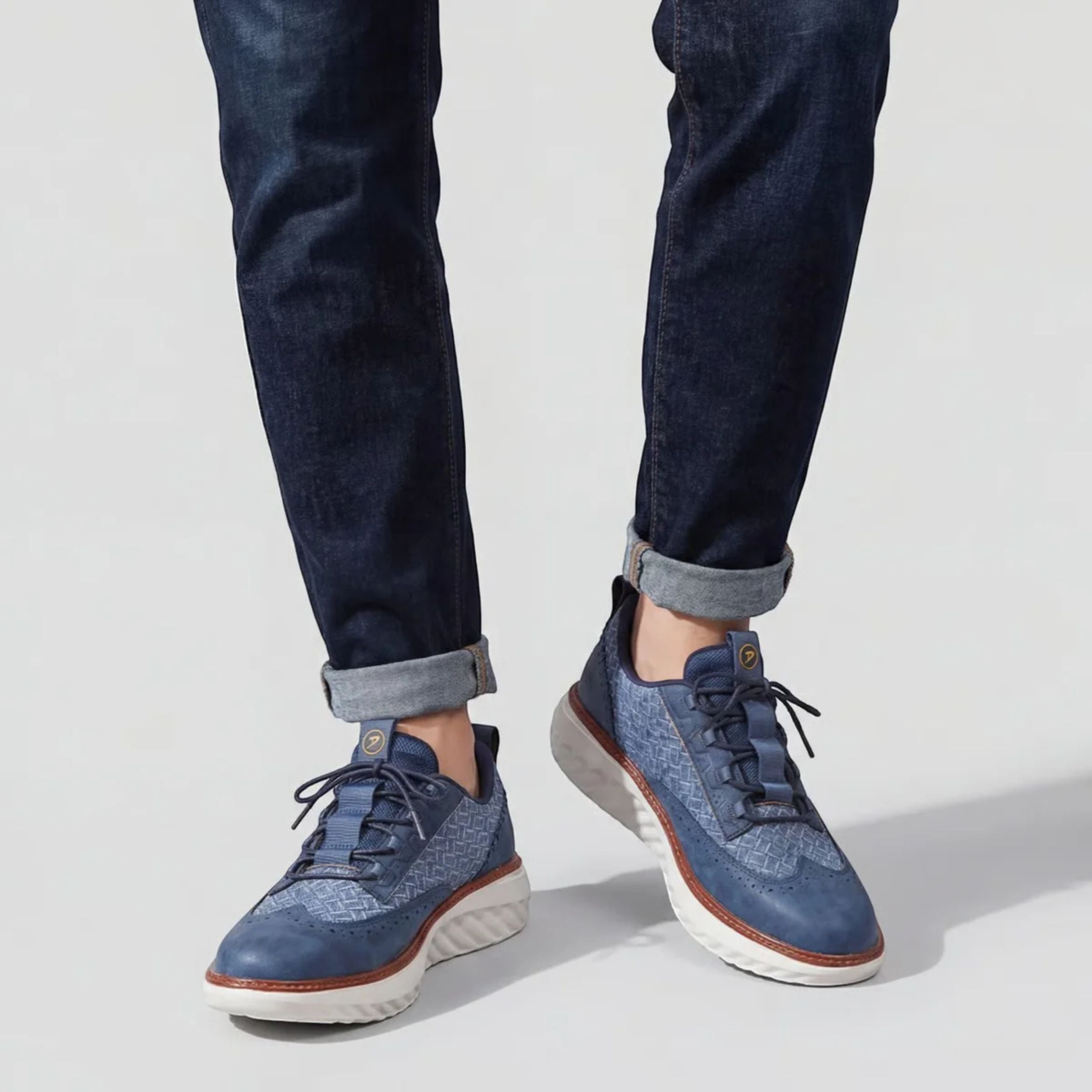 Alveraine | Baskets basses en cuir pour homme – Style décontracté respirant