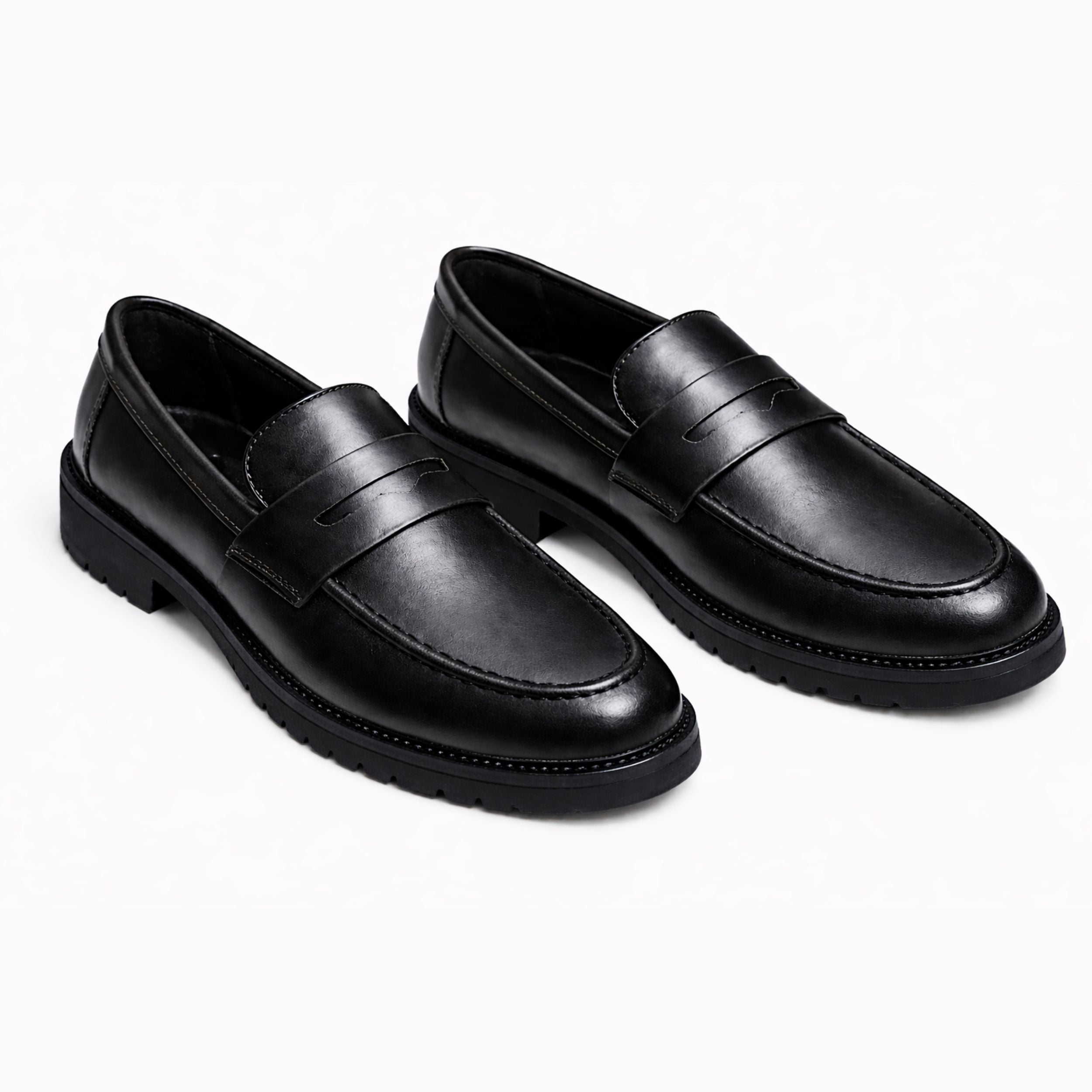Alveraine | Men’s Retro British Slip-On Loafers – Classic Smart Style