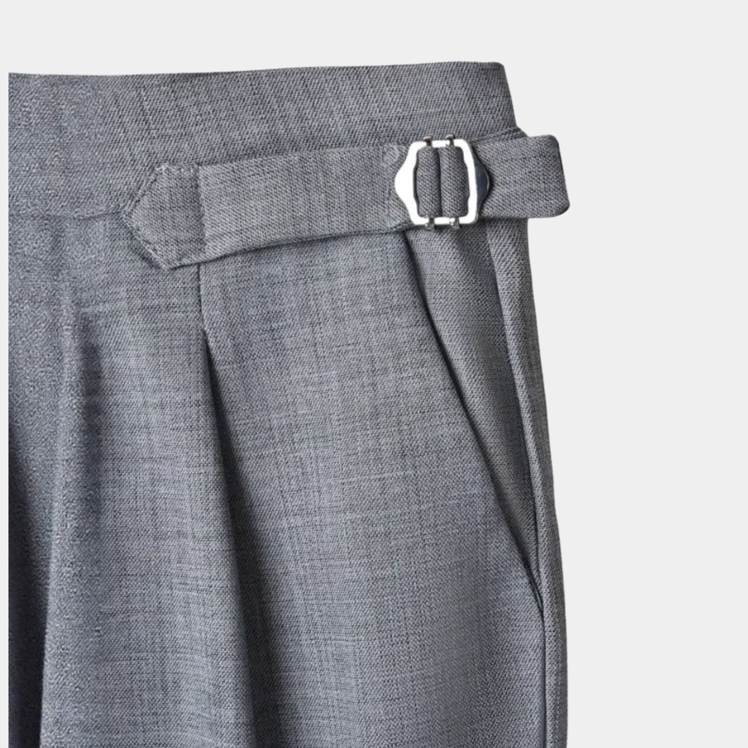 Alveraine | Men’s Straight-Leg Suit Trousers – Refined Tailored Style