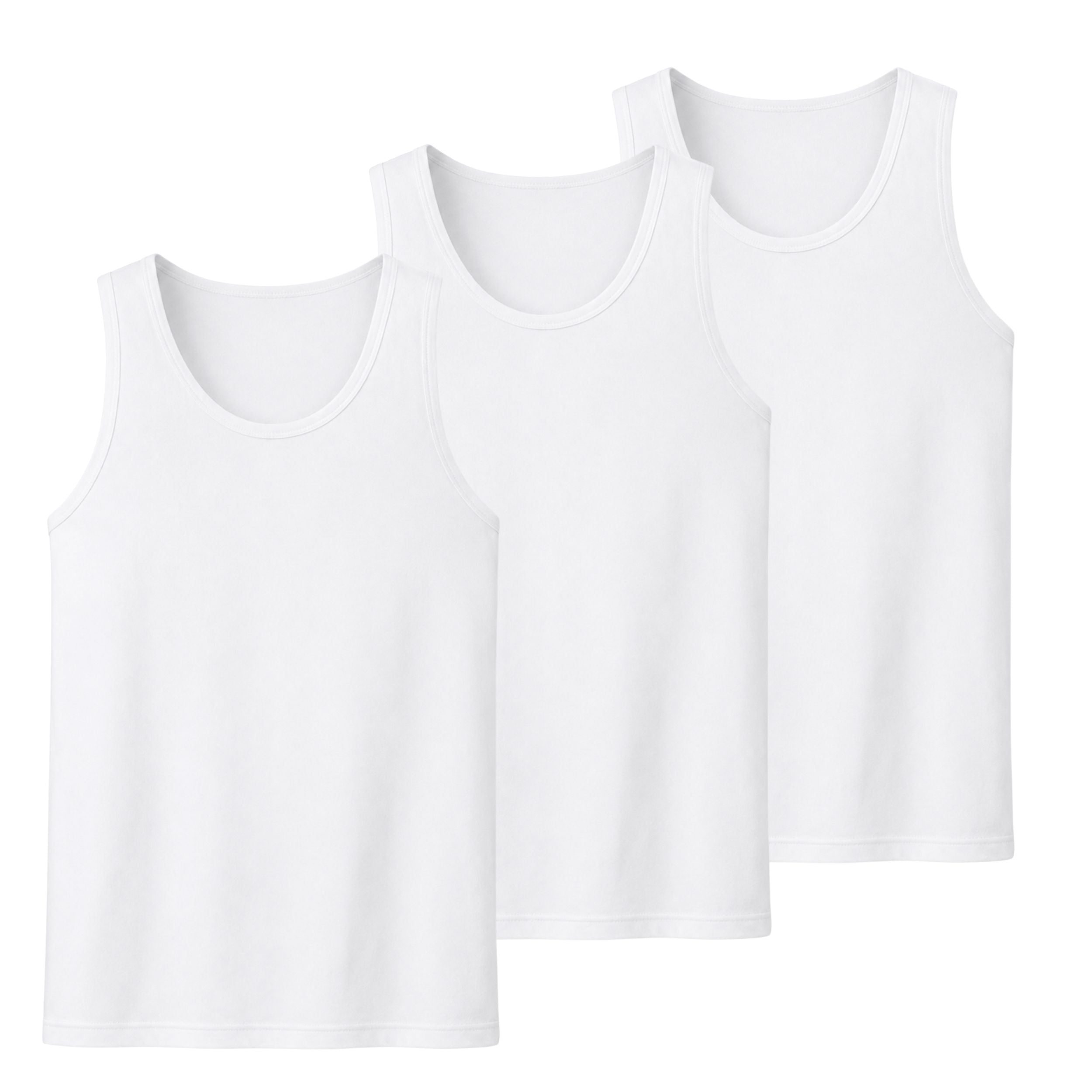 Alveraine | Men's Undershirt Tank Top 3-Pack - Everyday Comfort Essential