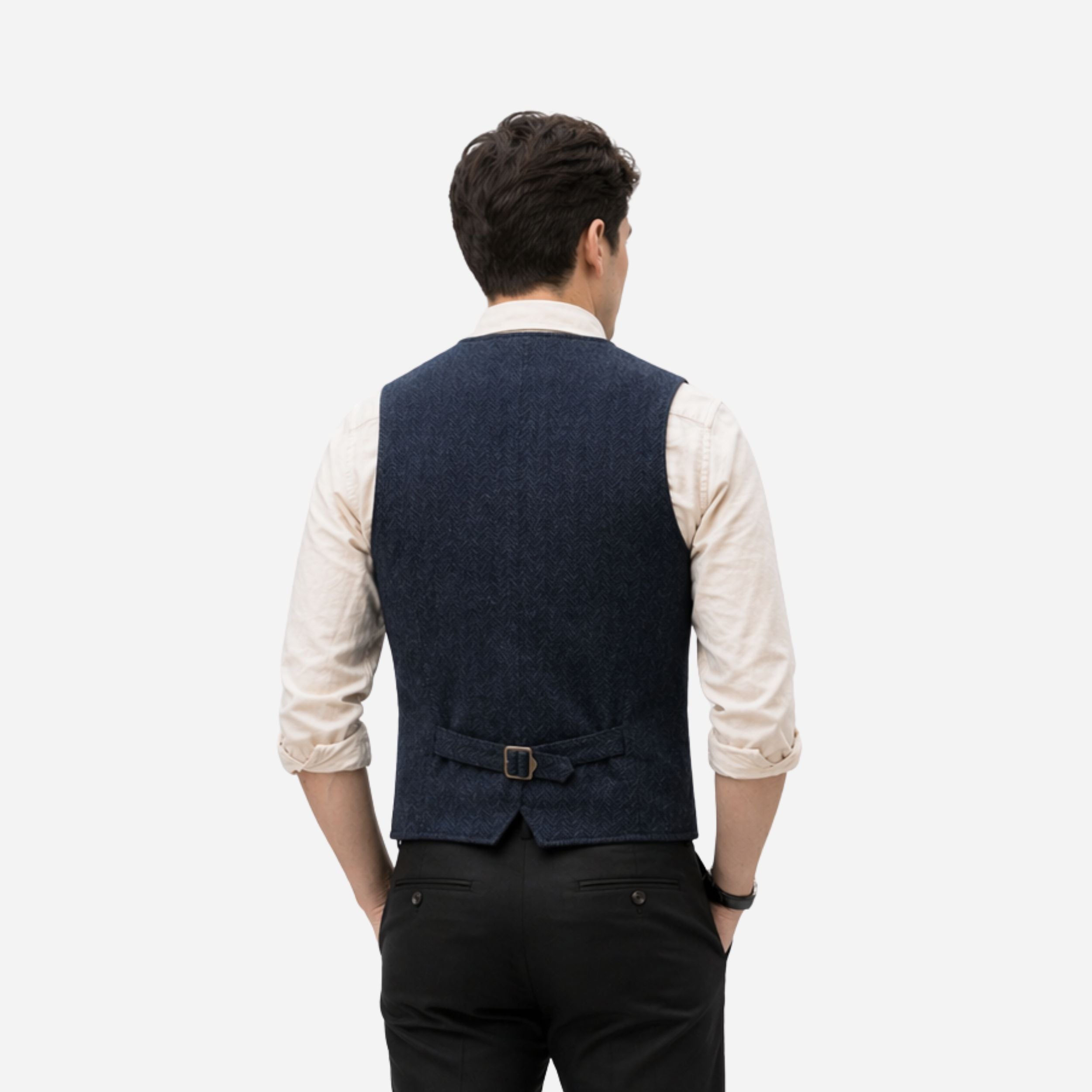 Alveraine | Men’s Classic Tweed Waistcoat – Refined Heritage Style