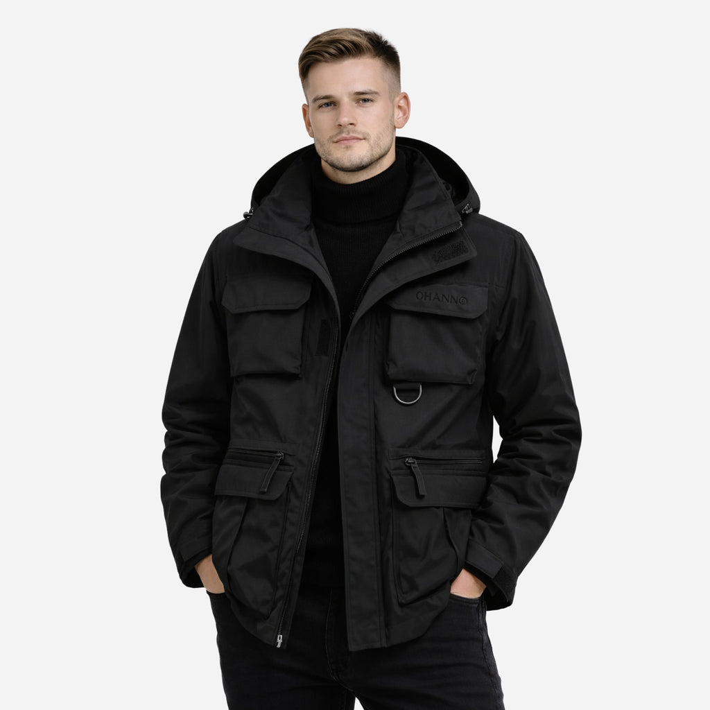 Alveraine | Men’s Winter Military Coat – Hooded Weather-Ready Outerwear