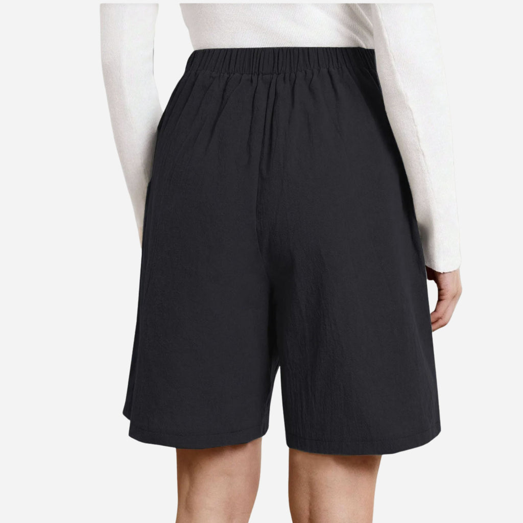 Alveraine | Women’s Cotton Linen Casual Shorts – Refined Summer Style
