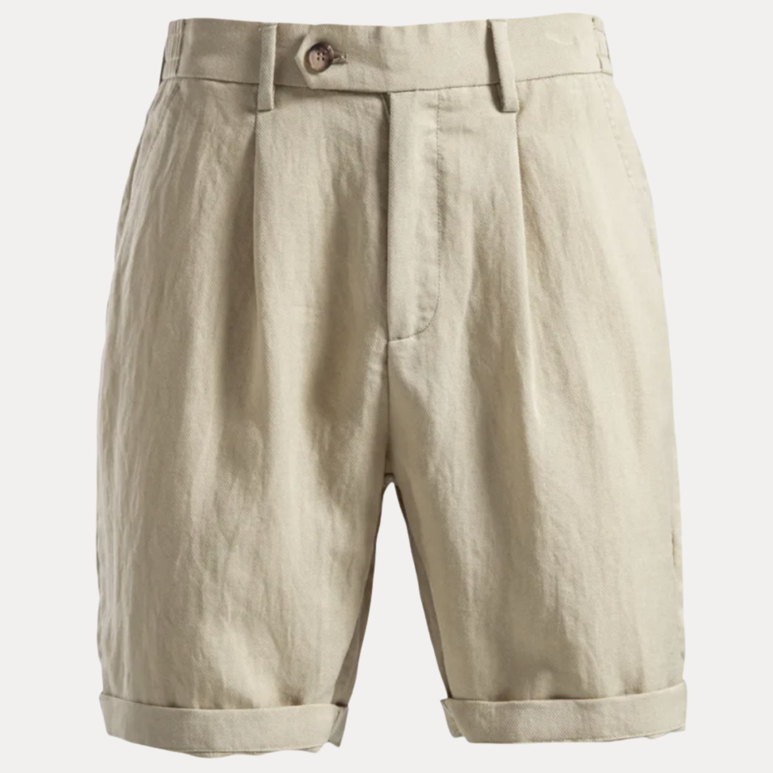 Alveraine | Short tailleur en lyocell coton pour homme – Style estival chic classique