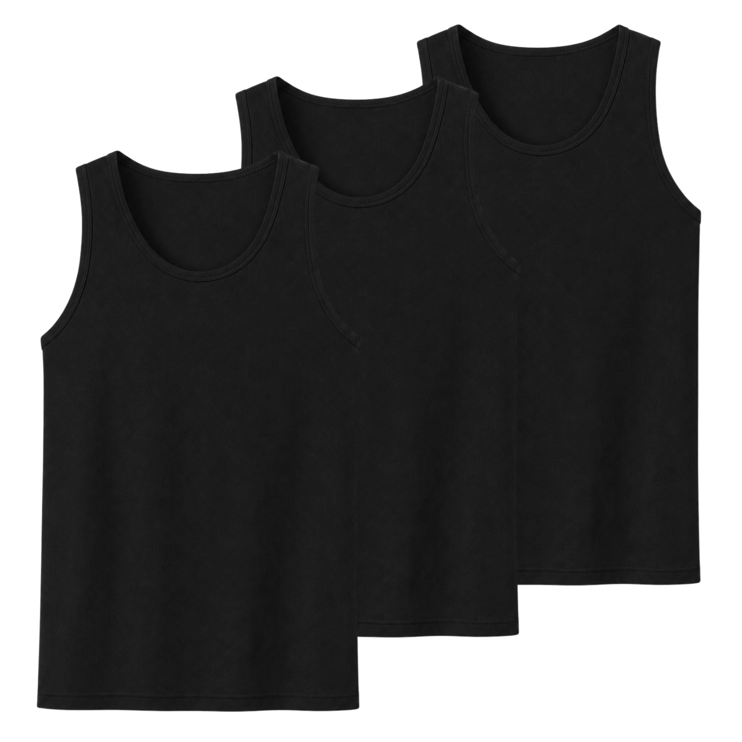 Alveraine | Men's Undershirt Tank Top 3-Pack - Everyday Comfort Essential