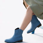 Alveraine | Women’s Western-Inspired Cowboy Ankle Boots