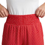 Alveraine | Women's Flowy Dot Print Wide-Leg Trousers - Summer Comfort Style