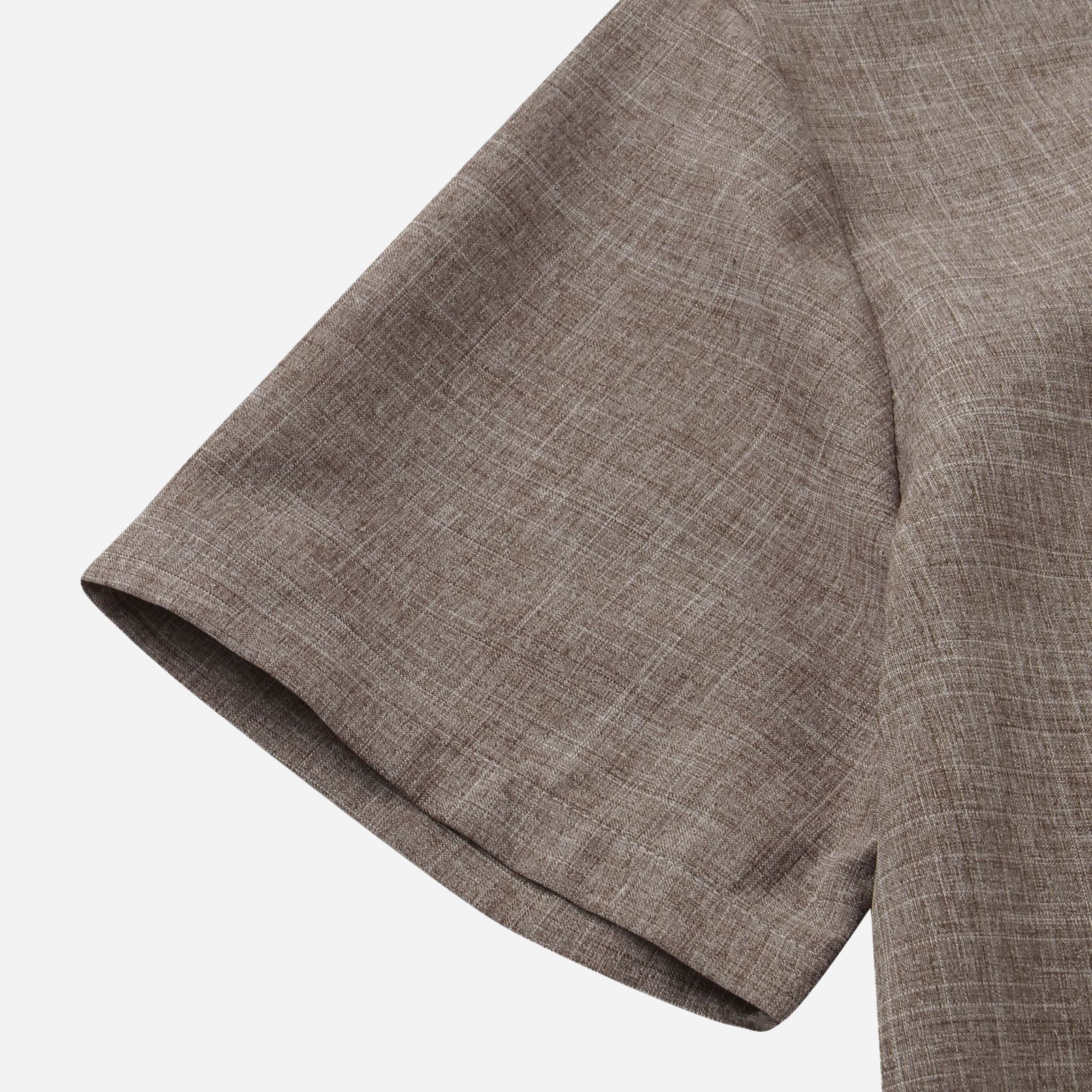 Alveraine | Men’s Cotton Linen Short Sleeve Shirt – Summer Casual Style